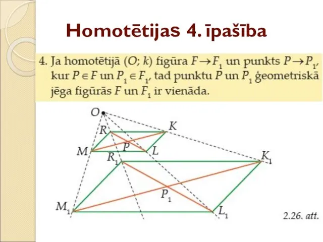 Homotētijas 4. īpašība