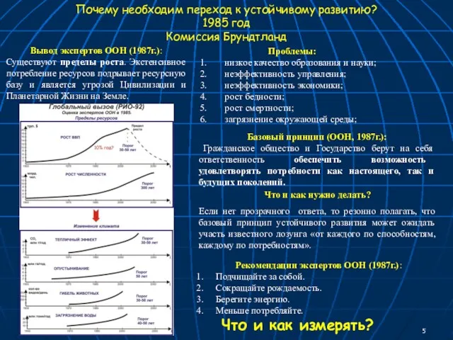 Базовый принцип (ООН, 1987г.): Гражданское общество и Государство берут на