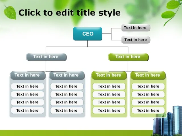 Click to edit title style CEO Text in here Text