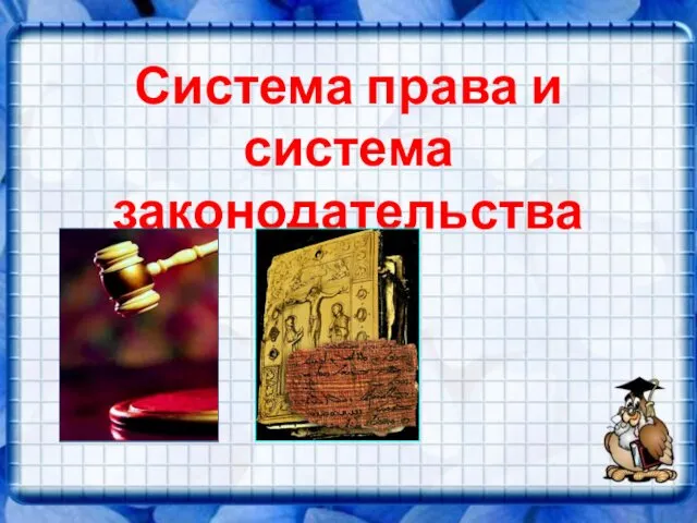 Система права и система законодательства