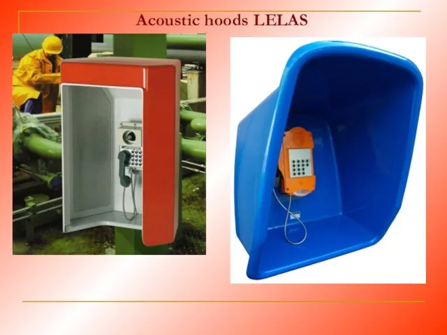 Acoustic hoods LELAS