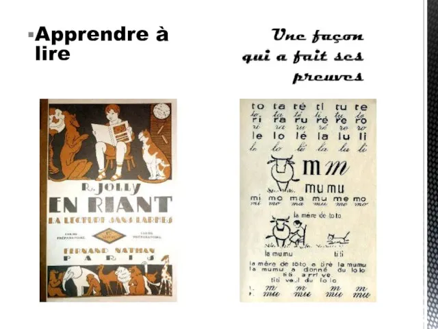 Apprendre à lire