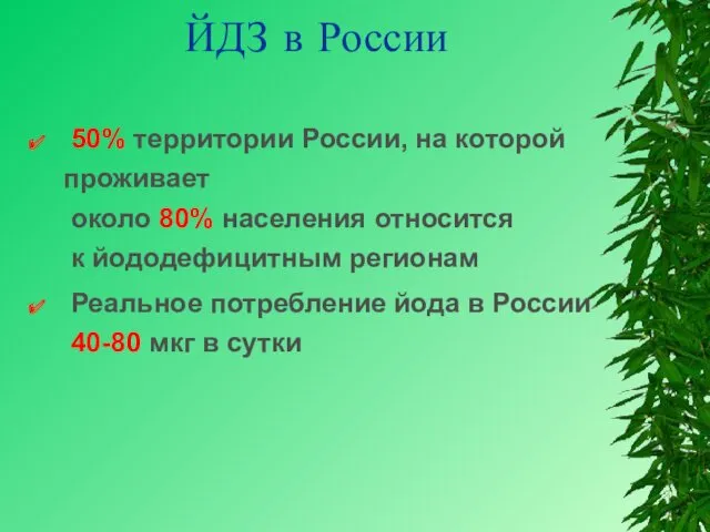 50% территории России, на которой проживает около 80% населения относится