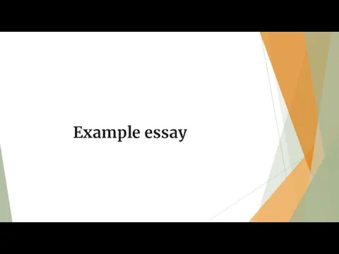 Example essay