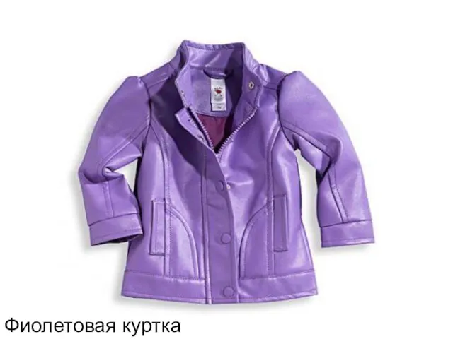 Фиолетовая куртка