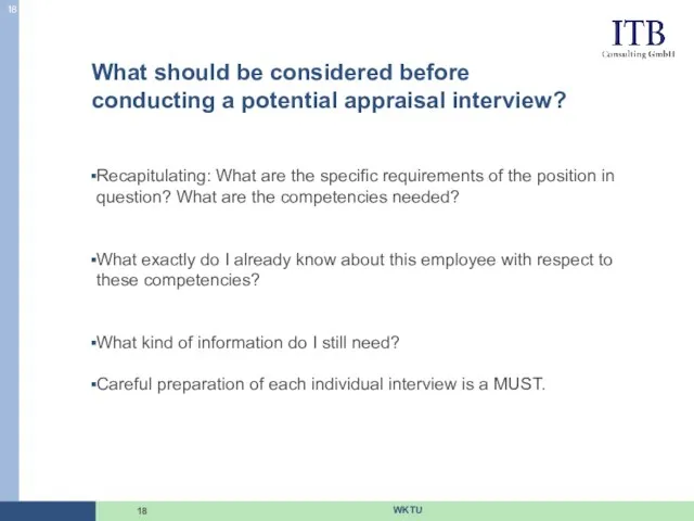 Recapitulating: What are the specific requirements of the position in