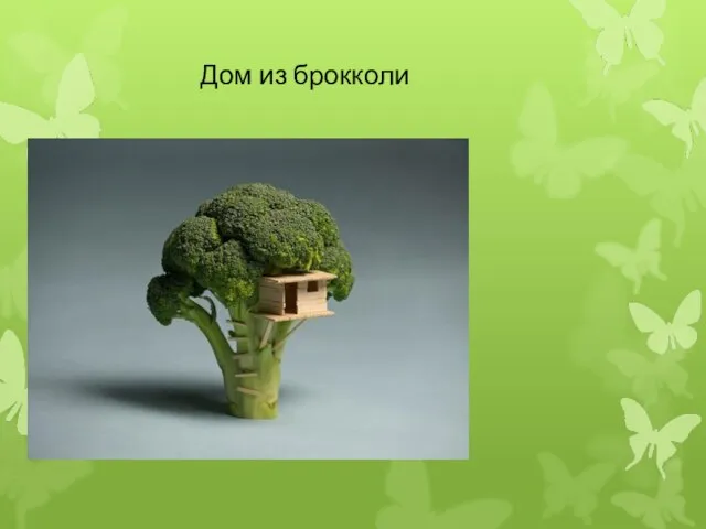 Дом из брокколи