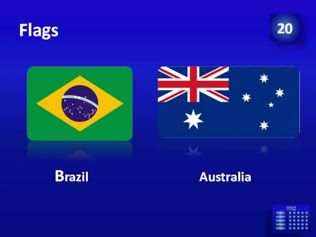 Flags 20 Brazil Australia