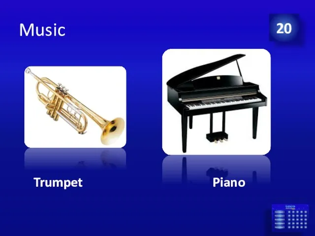 Music 20 Trumpet Piano