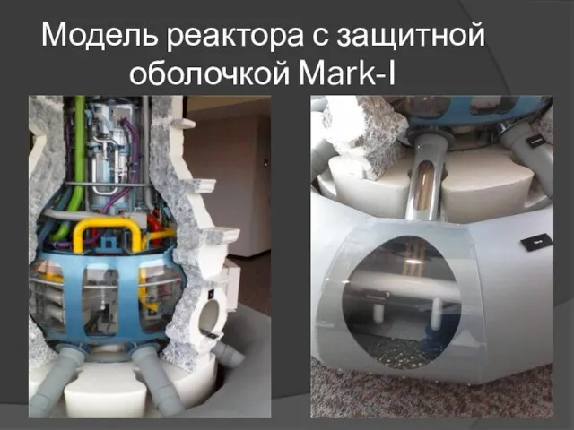 Модель реактора с защитной оболочкой Mark-I