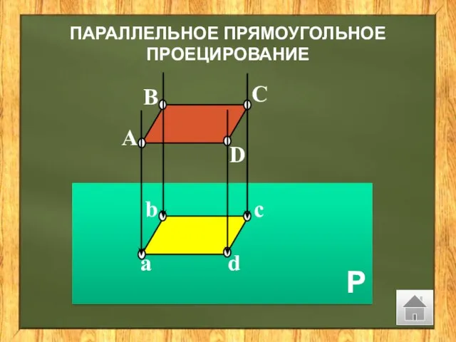 ПАРАЛЛЕЛЬНОЕ ПРЯМОУГОЛЬНОЕ ПРОЕЦИРОВАНИЕ