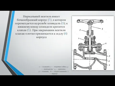 1 — сальник; 2 — ходовая гайка; 3 — шпиндель;