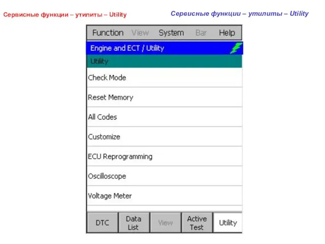 Сервисные функции – утилиты – Utility Сервисные функции – утилиты – Utility