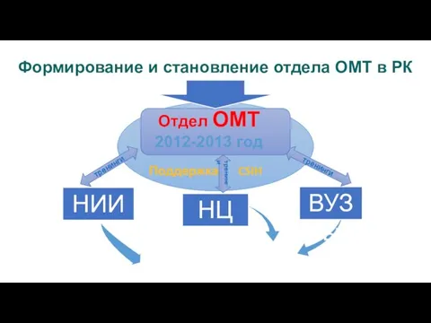 Поддержка CSIH тренинги НИИ тренинги тренинги Критическая масса специалистов ОМТ