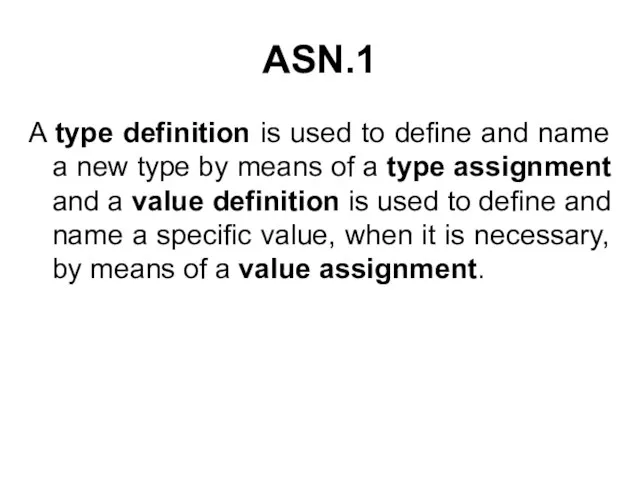 A type definition is used to define and name a new type by