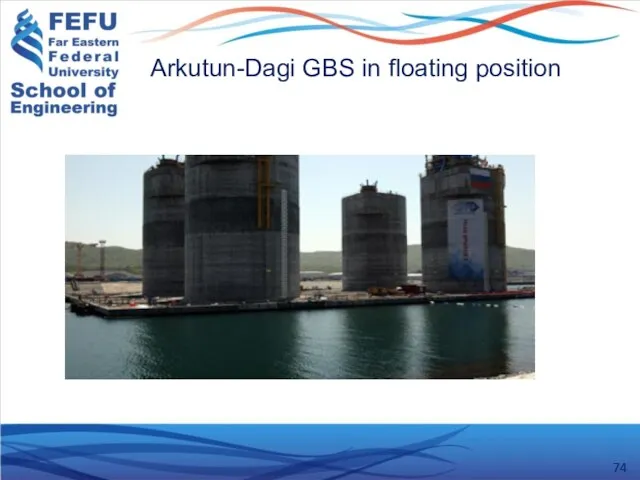 Arkutun-Dagi GBS in floating position