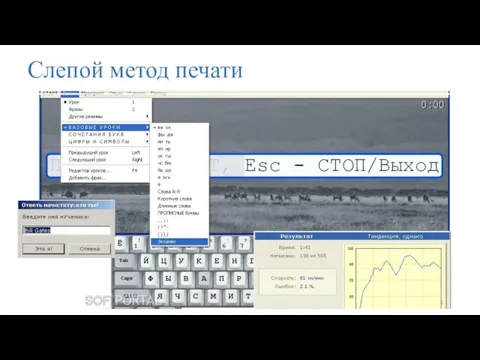 Слепой метод печати