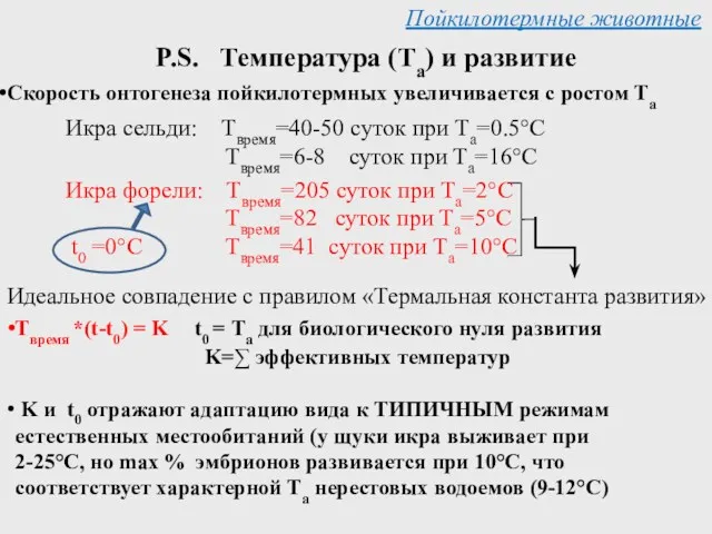 Пойкилотермные животные