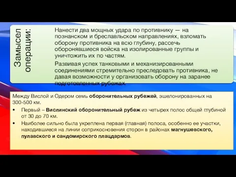 Между Вислой и Одером семь оборонительных рубежей, эшелонированных на 300-500