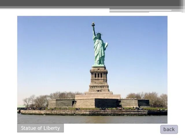 back Statue of Liberty