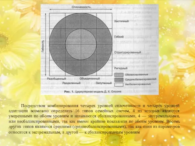 Посредством комбинирования четырех уровней сплоченности и четырех уровней адаптации возможно