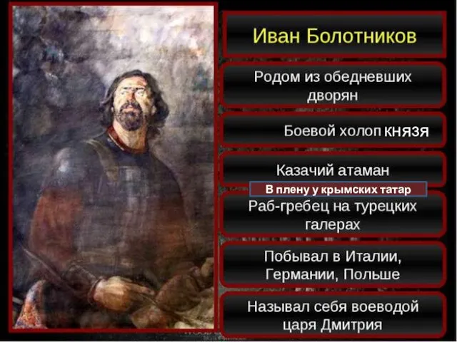 князя В плену у крымских татар