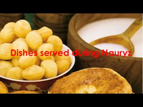 Dishes served during Nauryz