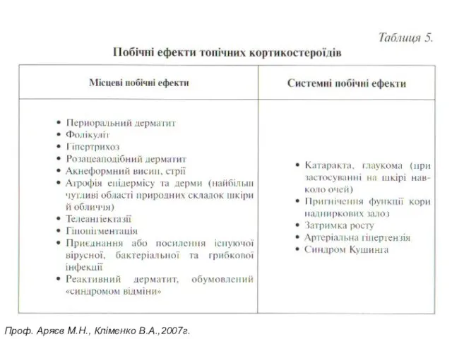 Проф. Аряєв М.Н., Кліменко В.А.,2007г.