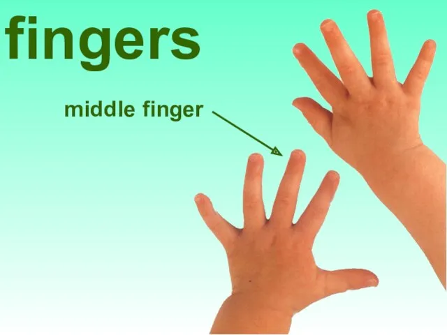 fingers middle finger