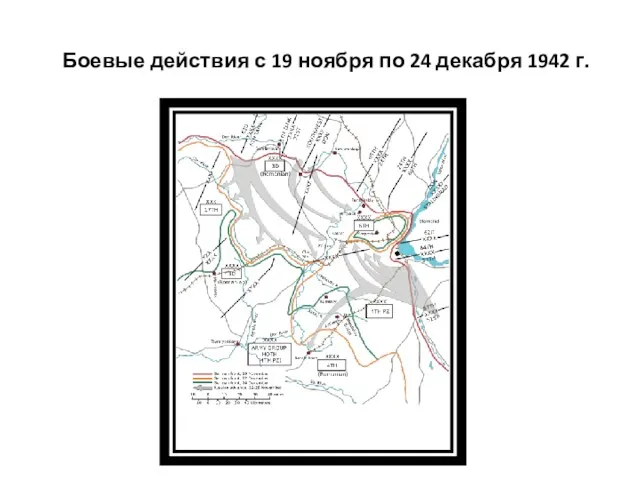 Боевые действия с 19 ноября по 24 декабря 1942 г.