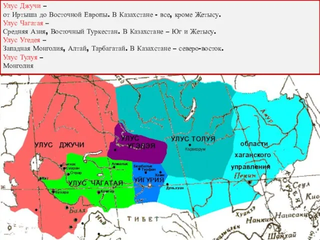 Улус Джучи – от Иртыша до Восточной Европы. В Казахстане - все, кроме