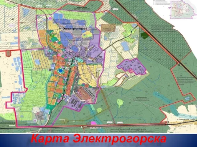 Карта Электрогорска
