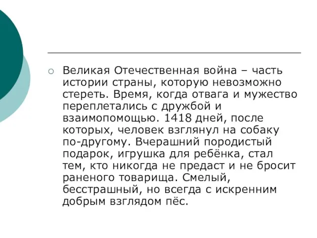 Великая Отечественная война – часть истории страны, которую невозможно стереть.