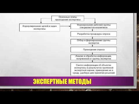 ЭКСПЕРТНЫЕ МЕТОДЫ