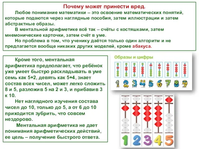 Почему может принести вред. Любое понимание математики – это освоение