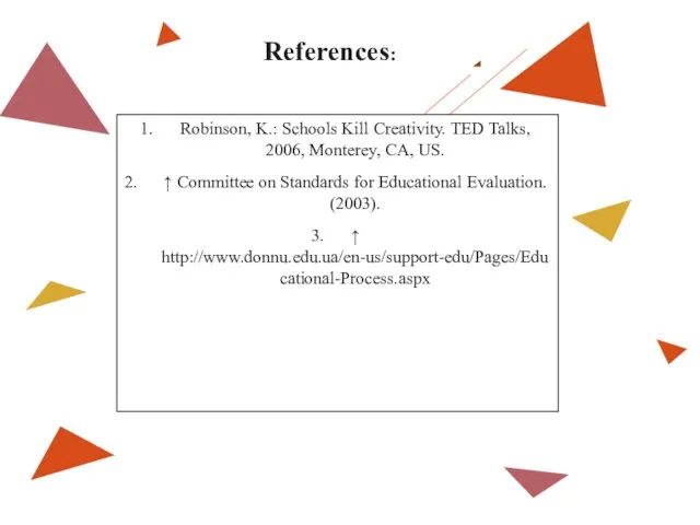 Robinson, K.: Schools Kill Creativity. TED Talks, 2006, Monterey, CA,