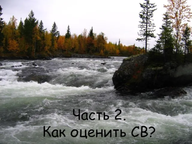 Часть 2. Как оценить СВ?