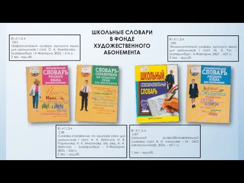 81.411.2-4 С48 Словарь-справочник по культуре речи для школьников / сост.