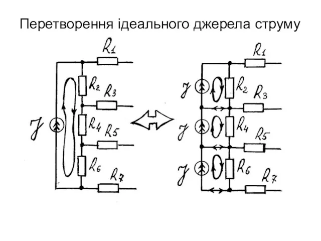 Перетворення ідеального джерела струму