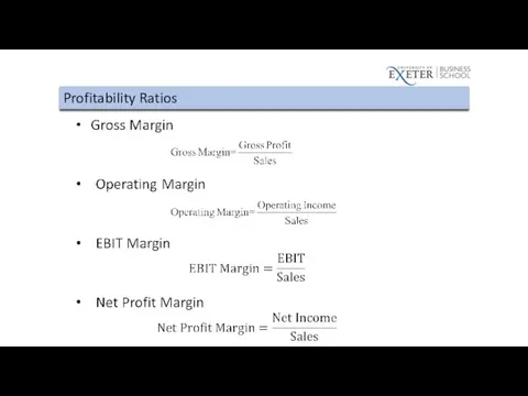 Profitability Ratios