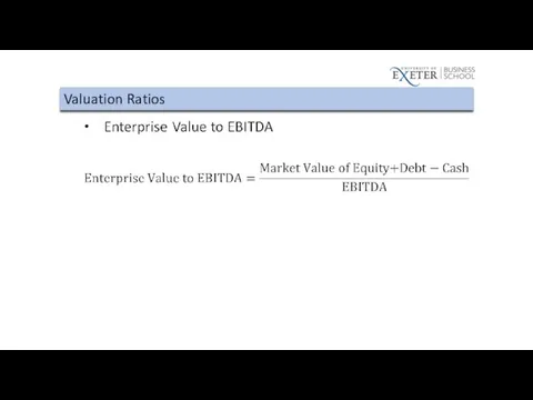 Valuation Ratios