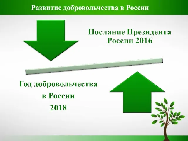 Развитие добровольчества в России