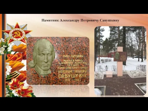 Памятник Александру Петровичу Савушкину