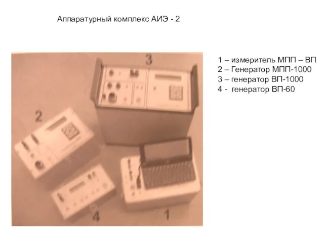 Аппаратурный комплекс АИЭ - 2 1 – измеритель МПП –