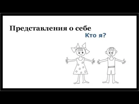 Представления о себе