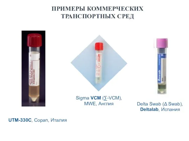 ПРИМЕРЫ КОММЕРЧЕСКИХ ТРАНСПОРТНЫХ СРЕД UTM-330C, Copan, Италия Sigma VCM (∑-VCM),