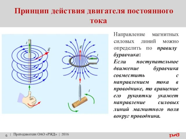 Принцип действия двигателя постоянного тока | Преподаватели ОАО «РЖД» |