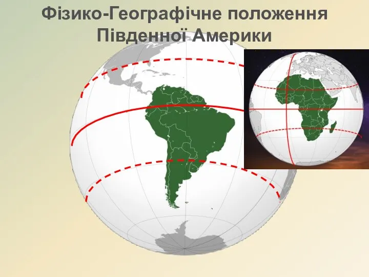 Фізико-Географічне положення Південної Америки