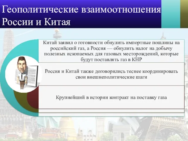 Геополитические взаимоотношения России и Китая