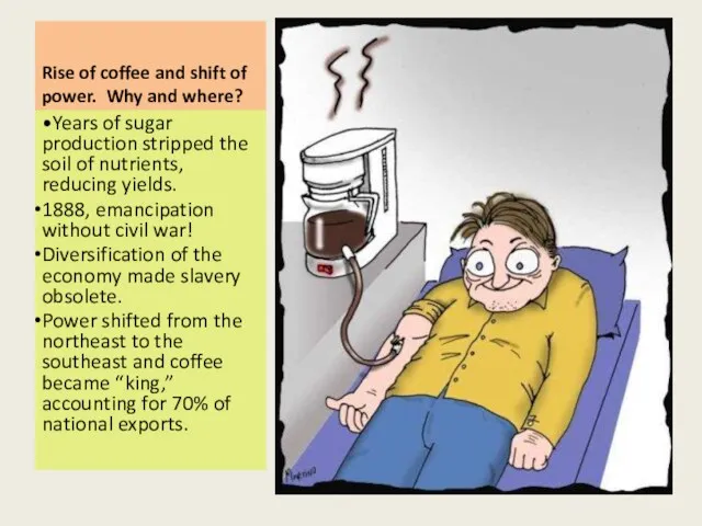 Rise of coffee and shift of power. Why and where?